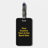 Slippery Road, wenn Nass Gepäckanhänger (Rückseite vertikal)