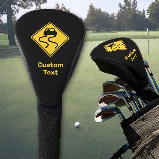 Slippery Road, wenn Nass Golf Headcover