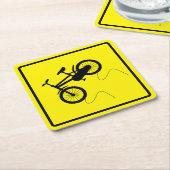 Slippery Wenn Nass Bike Paper Untersetzer (angewinkelt)