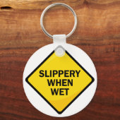 Slippery When Nest Schlüsselanhänger (Vorderseite)
