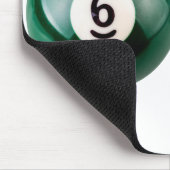 SlipperyJoe 69 harter Billardtisch zwei Billardkug Mousepad (Ecke)