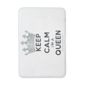 SlipperyJoe Behalte Calm Queen Königsschmuck Badematte (Vorderseite Vertikal)