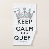 SlipperyJoe Behalte Calm Queen Königsschmuck Badhandtuch Set (Handtuch)