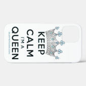 SlipperyJoe Behalte Calm Queen Königsschmuck Case-Mate iPhone Hülle (Rückseite (Horizontal))