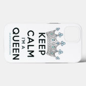 SlipperyJoe Behalte Calm Queen Königsschmuck Case-Mate iPhone Hülle (Rückseite (Horizontal))