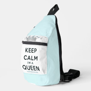 SlipperyJoe Behalte Calm Queen Königsschmuck Crossbody Bag