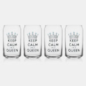 SlipperyJoe Behalte Calm Queen Königsschmuck Dosenglas (Vorderseite)