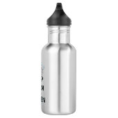 SlipperyJoe Behalte Calm Queen Königsschmuck Edelstahlflasche (Rechts)