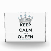 SlipperyJoe Behalte Calm Queen Königsschmuck Fotoblock (Vorderseite)