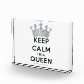 SlipperyJoe Behalte Calm Queen Königsschmuck Fotoblock (Rechts)