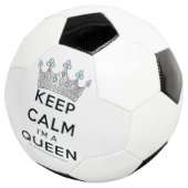 SlipperyJoe Behalte Calm Queen Königsschmuck Fußball (Dreiviertel)