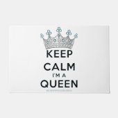 SlipperyJoe Behalte Calm Queen Königsschmuck Fußmatte (Vorderseite)