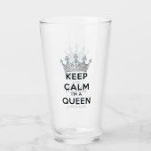 SlipperyJoe Behalte Calm Queen Königsschmuck Glas (Rückseite)