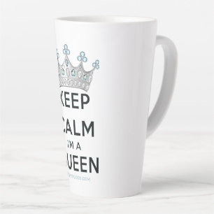 SlipperyJoe Behalte Calm Queen Königsschmuck Milchtasse
