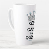 SlipperyJoe Behalte Calm Queen Königsschmuck Milchtasse (Linke Ecke)