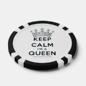 SlipperyJoe Behalte Calm Queen Königsschmuck Pokerchips (Einzeln)