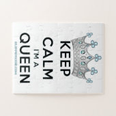 SlipperyJoe Behalte Calm Queen Königsschmuck Puzzle (Horizontal)