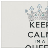 SlipperyJoe Behalte Calm Queen Königsschmuck Stoff (Nahaufnahme)