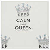 SlipperyJoe Behalte Calm Queen Königsschmuck Stoff (Muster)