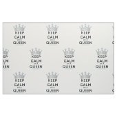 SlipperyJoe Behalte Calm Queen Königsschmuck Stoff (Fat Quarter (45,7 x 55,9 cm))