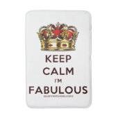 SlipperyJoe behalte eine wunderbare, ruhige Krone Badematte (Vorderseite Vertikal)