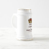 SlipperyJoe behalte eine wunderbare, ruhige Krone Bierglas (Vorderseite Links)