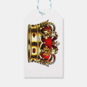 SlipperyJoe behalte eine wunderbare, ruhige Krone Geschenkanhänger (Rückseite)