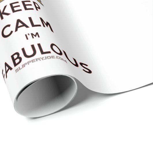 SlipperyJoe behalte eine wunderbare, ruhige Krone Geschenkpapier (Rolleneckpunkt)