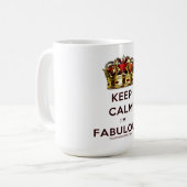 SlipperyJoe behalte eine wunderbare, ruhige Krone Kaffeetasse (Vorderseite Links)