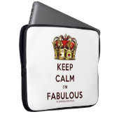 SlipperyJoe behalte eine wunderbare, ruhige Krone Laptopschutzhülle (Vorne Rechts)