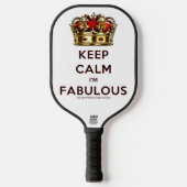 SlipperyJoe behalte eine wunderbare, ruhige Krone Pickleball Schläger (Vorderseite)