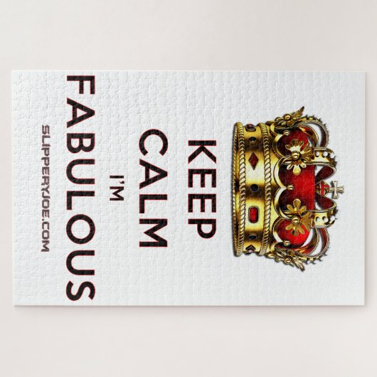 SlipperyJoe behalte eine wunderbare, ruhige Krone Puzzle (Horizontal)