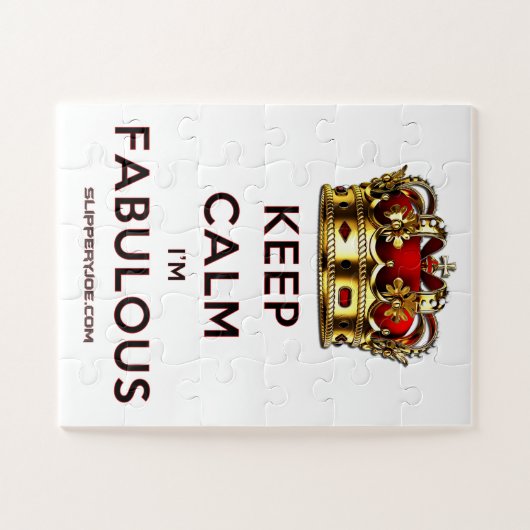 SlipperyJoe behalte eine wunderbare, ruhige Krone Puzzle (Horizontal)