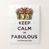 SlipperyJoe behalte eine wunderbare, ruhige Krone Puzzle (Vertikal)