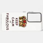 SlipperyJoe behalte eine wunderbare, ruhige Krone Samsung Galaxy Hülle (Linke Seite)