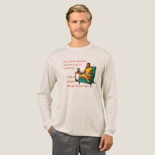 SlipperyJoe beim geselligen Trinken Party Vintage  Tri-Blend Shirt