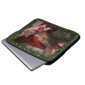 SlipperyJoe Candy Canes männliche Lollipop-Farbgeb Laptopschutzhülle (Vorne Knopf)