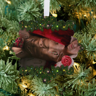 SlipperyJoe Candy Canes männliche Lollipop-Farbgeb Ornament Karte