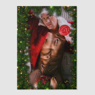 SlipperyJoe Candy Canes männliche Lollipop-Farbgeb Pergament Einladungen