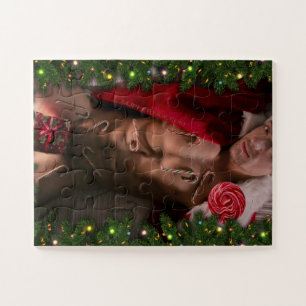 SlipperyJoe Candy Canes männliche Lollipop-Farbgeb Puzzle