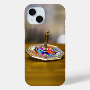 SlipperyJoe Chanukka-Dreidel-Geschenk achteckiger  Case-Mate iPhone Hülle