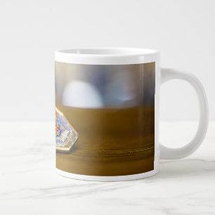 SlipperyJoe Chanukka-Dreidel-Geschenk achteckiger Jumbo-Tasse