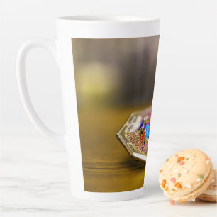 SlipperyJoe Chanukka-Dreidel-Geschenk achteckiger  Milchtasse