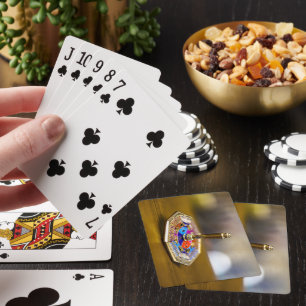 SlipperyJoe Chanukka-Dreidel-Geschenk achteckiger Spielkarten