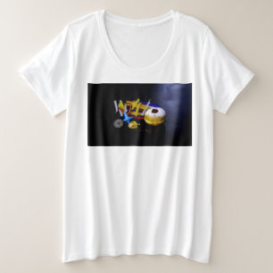 SlipperyJoe Chanukka symbolisches Stilleben Feiert Große Größe T-Shirt