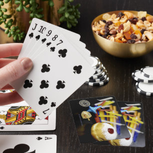 SlipperyJoe Chanukka symbolisches Stilleben Feiert Spielkarten