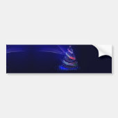 SlipperyJoe digital gerenderte Weihnachtsbaumbeau Autoaufkleber (Vorne)