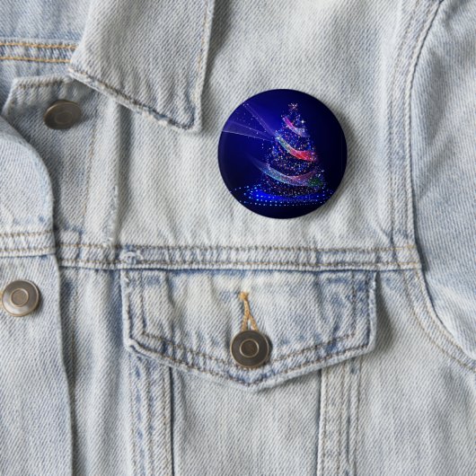 SlipperyJoe digital gerenderte Weihnachtsbaumbeau Button (Beispiel)