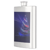 SlipperyJoe digital gerenderte Weihnachtsbaumbeau Flachmann (Links)