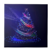 SlipperyJoe digital gerenderte Weihnachtsbaumbeau Fliese (Vorderseite)